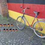 bici con texto aleman